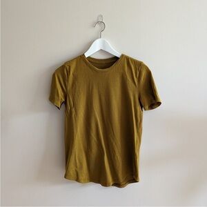 Lululemon Love Crew Short Sleeve T-Shirt *Lightweight in Gold Spice